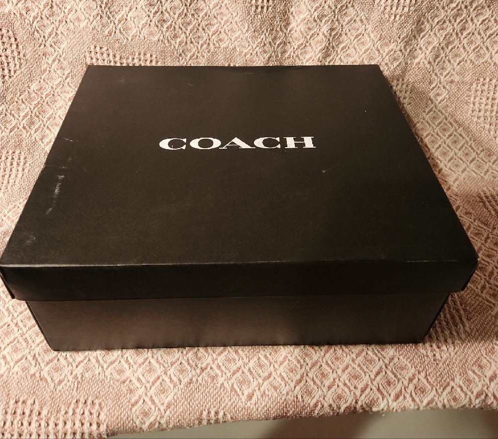 Coach Joy Black Heeled Bootie Chunky Block Heel Women Size 11 - Picture 10 of 14